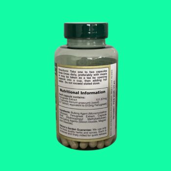 Fenugreek 610mg Nature’s Garden 6 Fenugreek 610mg Nature’s Garden