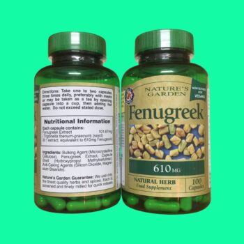 Fenugreek 610mg Nature’s Garden 7 Fenugreek 610mg Nature’s Garden