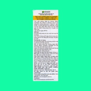 Garnier Light Complete Vitamin C 30X Booster Serum 4 Garnier Light Complete Vitamin C 30X Booster Serum