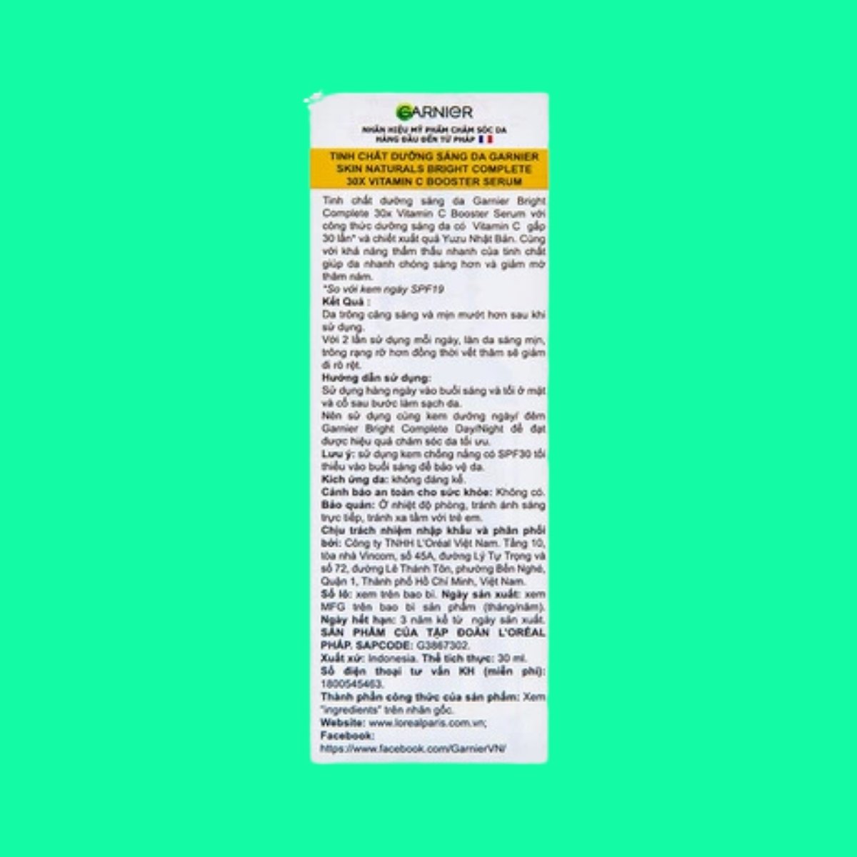 garnier-vitamin-c-serum-4 Garnier Light Complete Vitamin C 30X Booster Serum