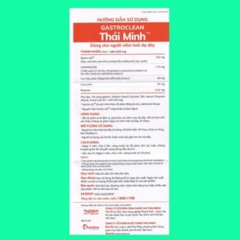 Gastroclean Thái Minh 8 Gastroclean Thái Minh