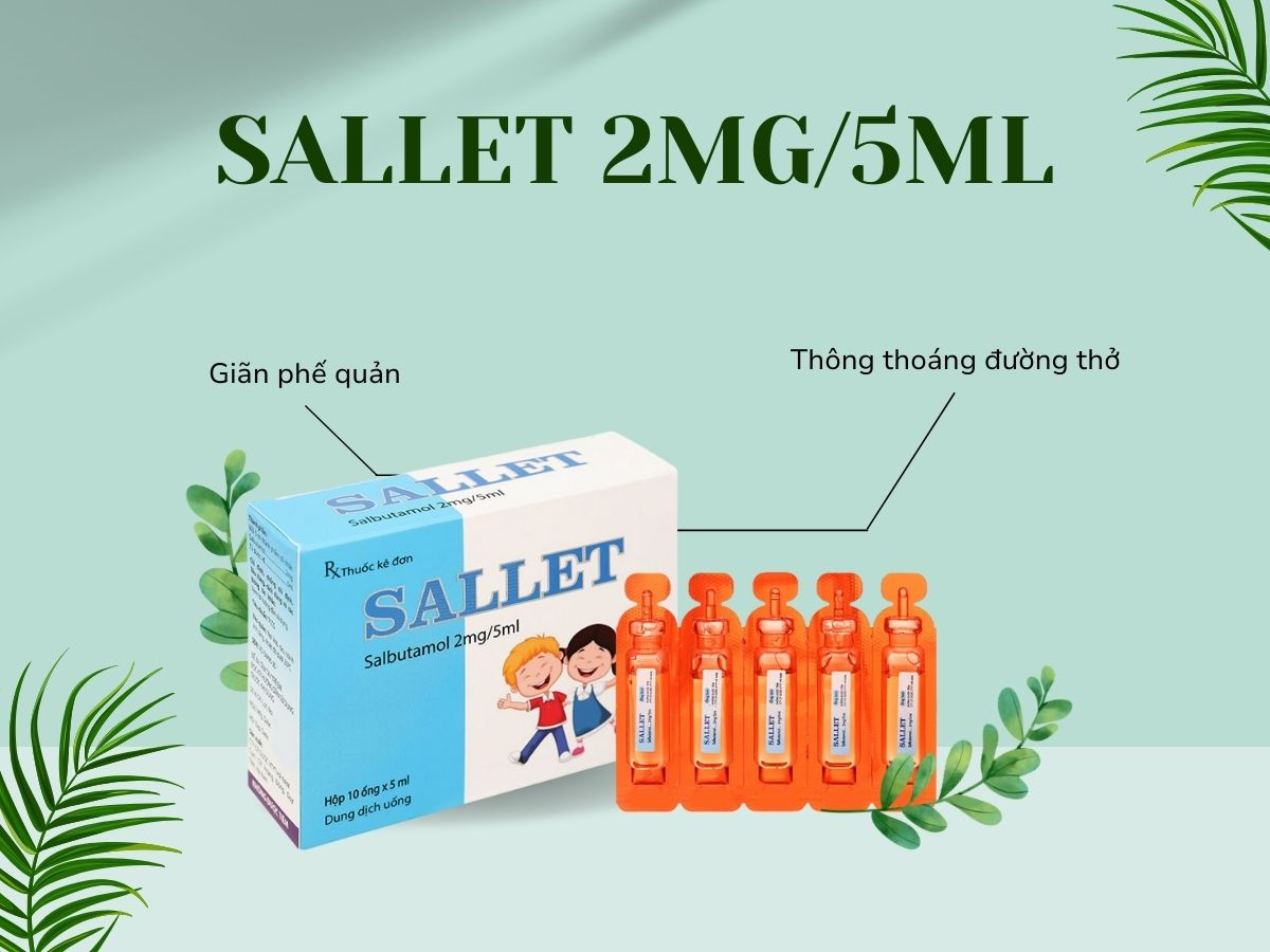 Sallet 2mg/5ml 14 Thuốc Sallet 2mg/5ml