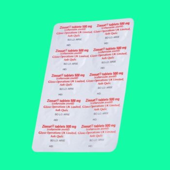 Zinnat Tablets 500mg 12 Thuốc Zinnat Tablets 500mg