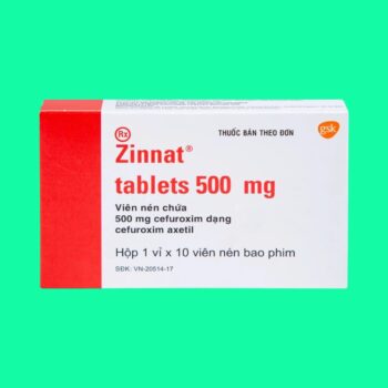 Zinnat Tablets 500mg 4 Thuốc Zinnat Tablets 500mg