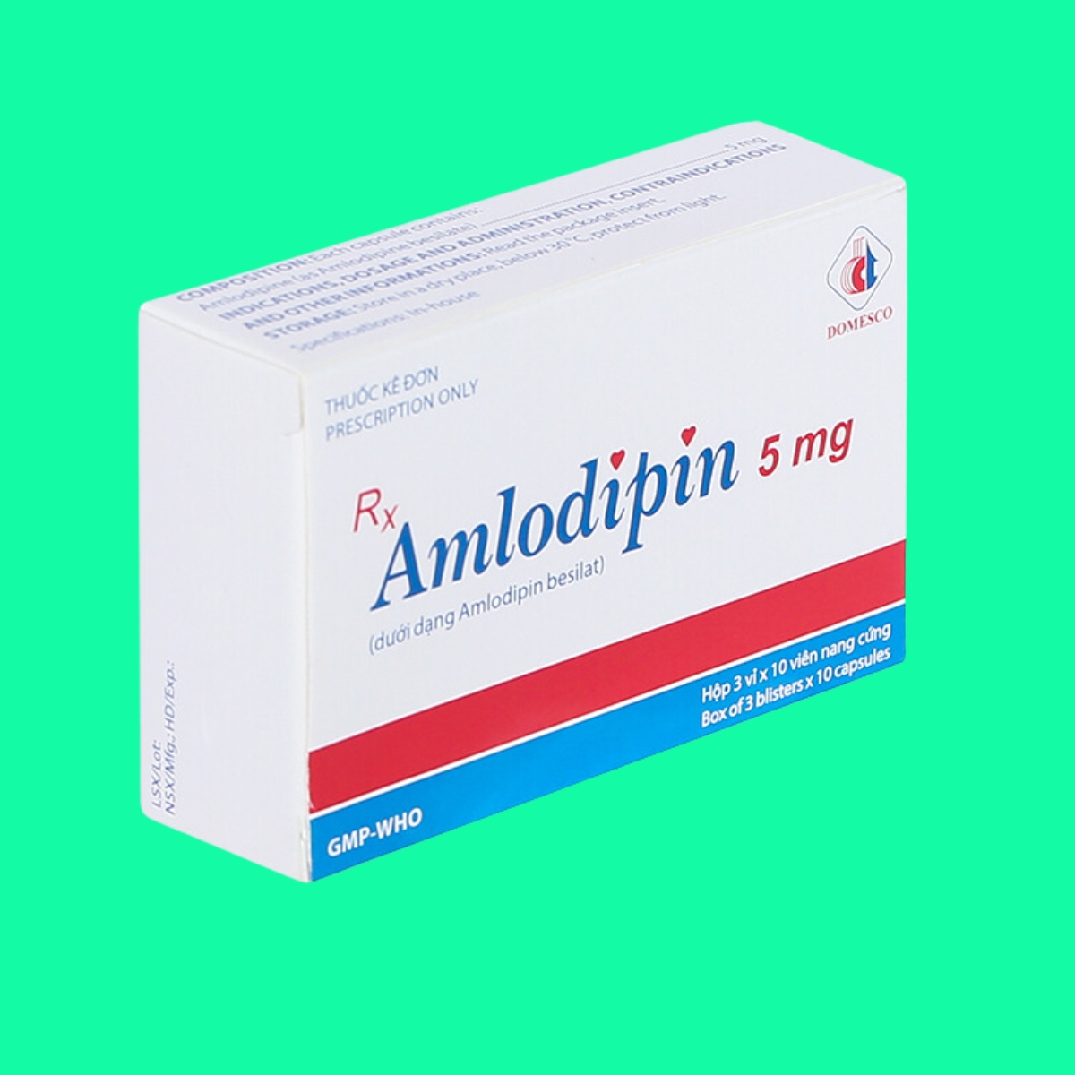 Amlodipin-5mg-Domesco-4 Amlodipin 5mg Domesco