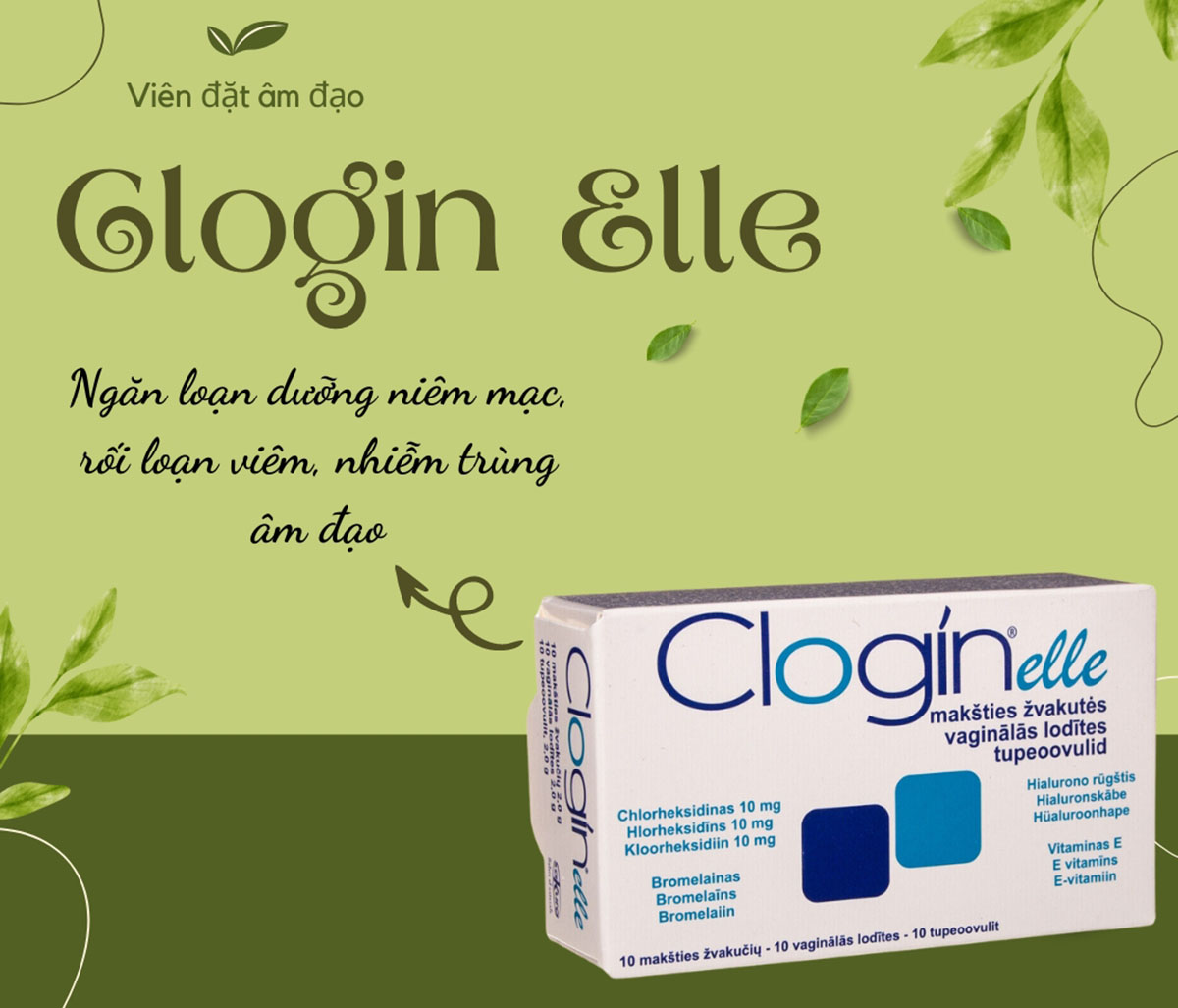 Clogin Elle 19 Viên đặt âm đạo Clogin Elle