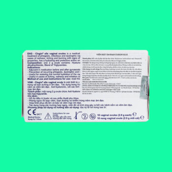 Clogin Elle 6 Viên đặt âm đạo Clogin Elle