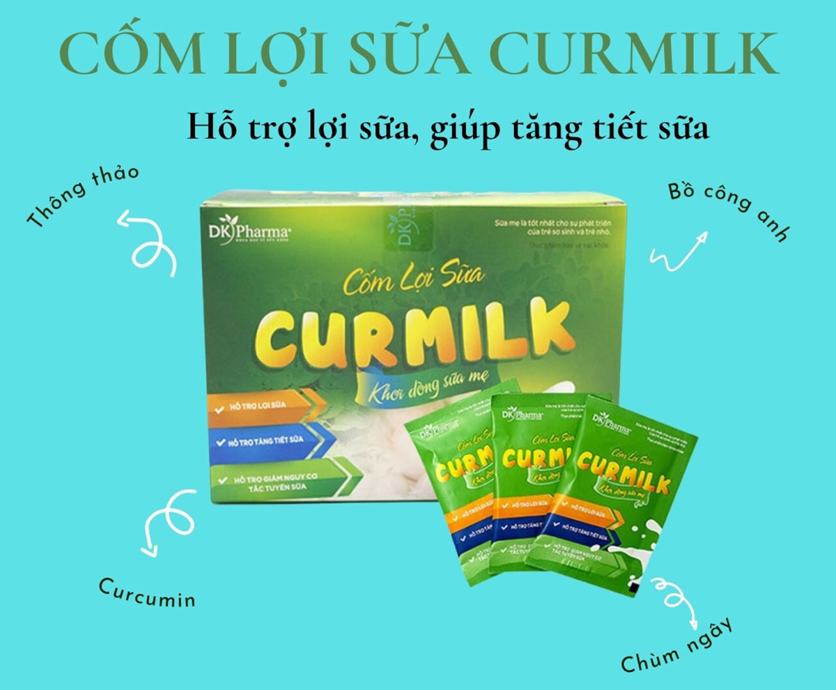 Cốm lợi sữa Curmilk