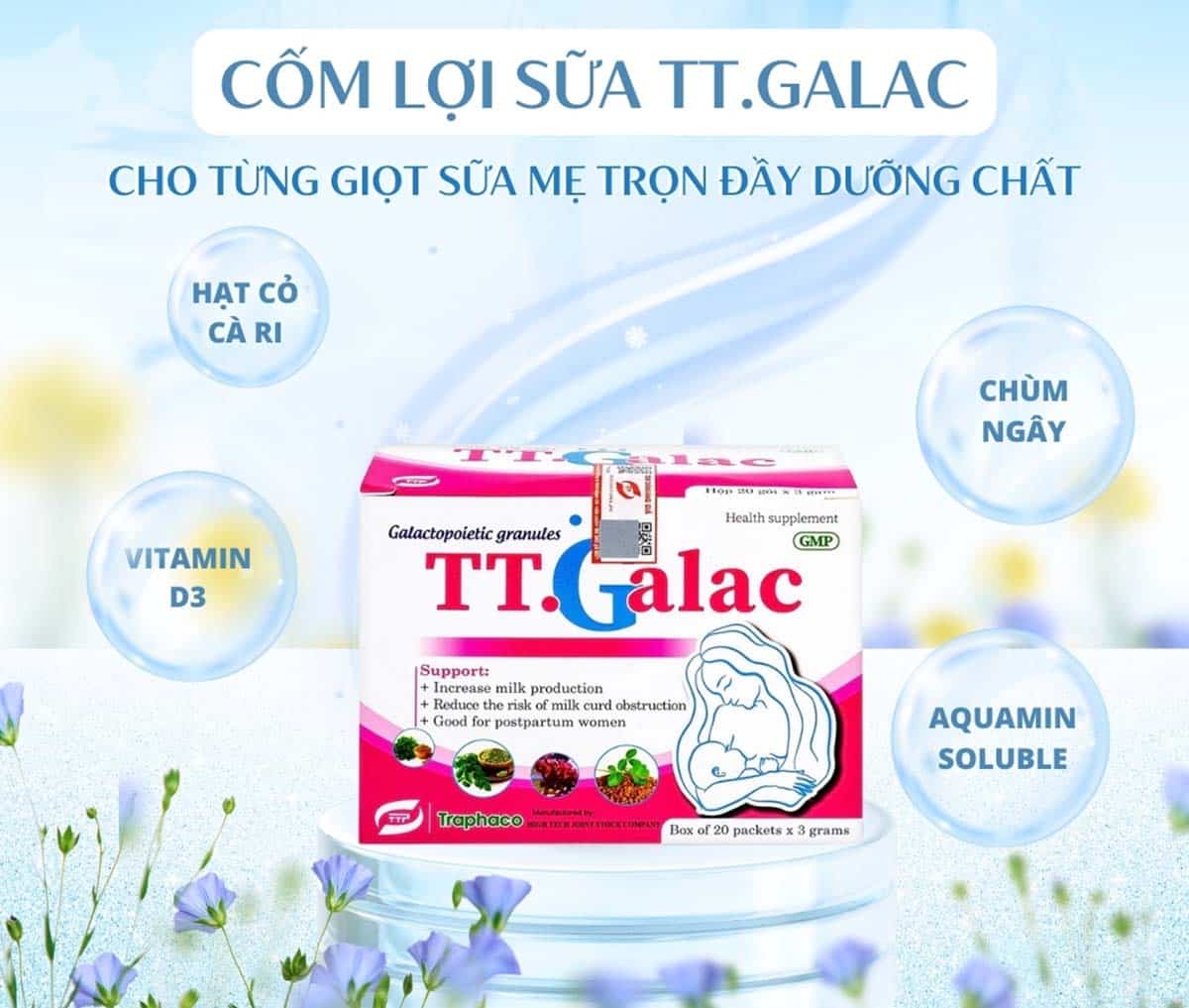 Cốm lợi sữa TT.Galac