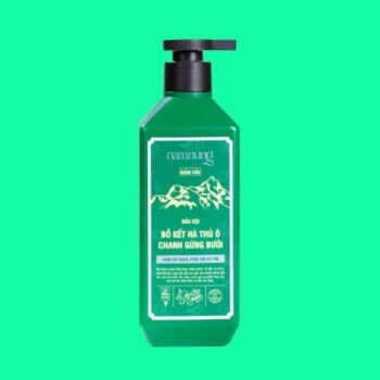 Dầu gội thảo dược kiềm dầu bồ kết hà thủ ô chanh gừng bưởi NamNung 500ml