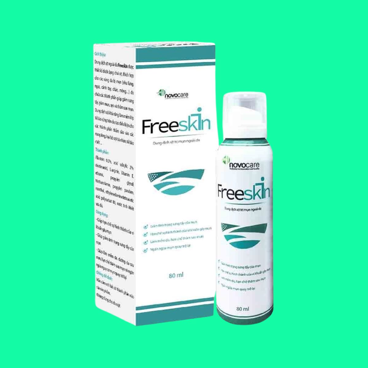 Dung dịch xịt trị mụn ngoài da Freeskin (7) Dung dịch xịt trị mụn ngoài da Freeskin