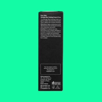 Klairs Midnight Blue Calming Cream 60ml 7 Klairs Midnight Blue Calming Cream