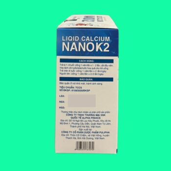 Liquid Calcium Nano K2 Pulipha 10 Liquid Calcium Nano K2 Pulipha