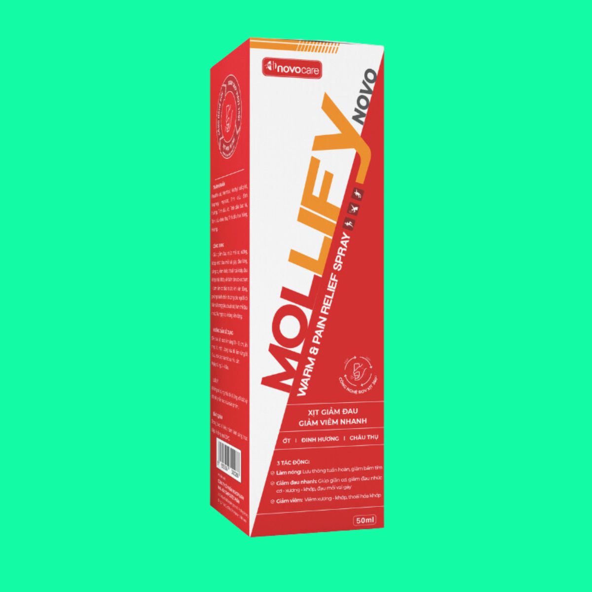 MollifyNovo Warm & Pain Relief Spray (3) MollifyNovo Warm & Pain Relief Spray