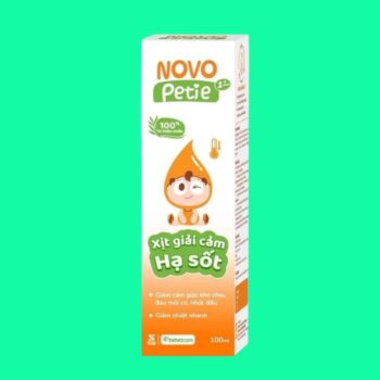 Novopetie xịt giải cảm hạ sốt 1 month+