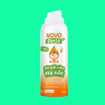 Novopetie xịt giải cảm hạ sốt 1 month+