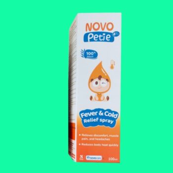 Novopetie xịt giải cảm hạ sốt 6 month+