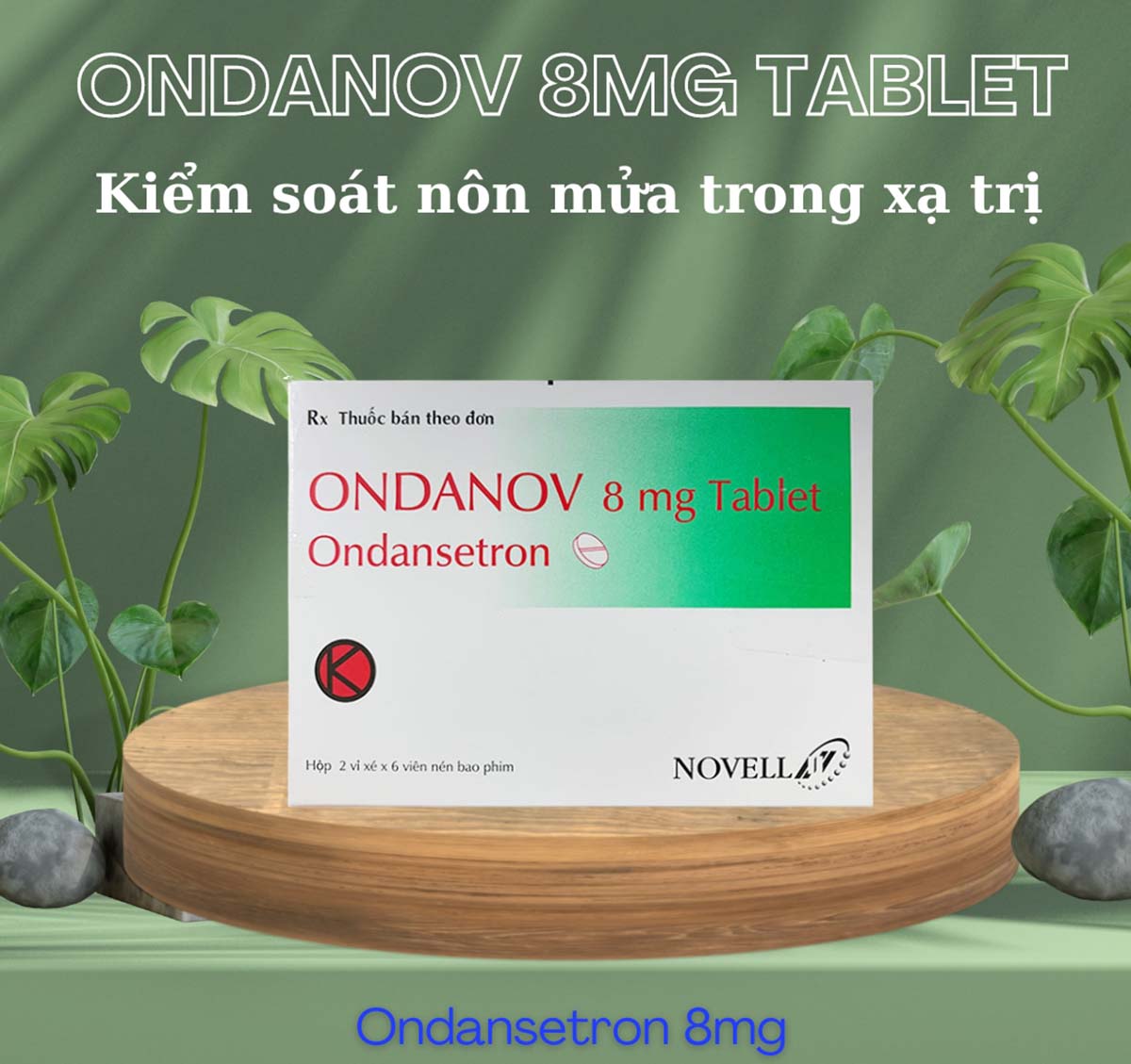 ONDANOV 8mg Tablet 8 ONDANOV 8mg Tablet