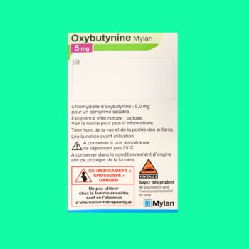 Oxybutynine Mylan 5mg