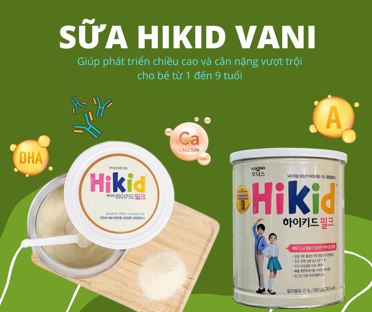 Sữa Hikid Vani
