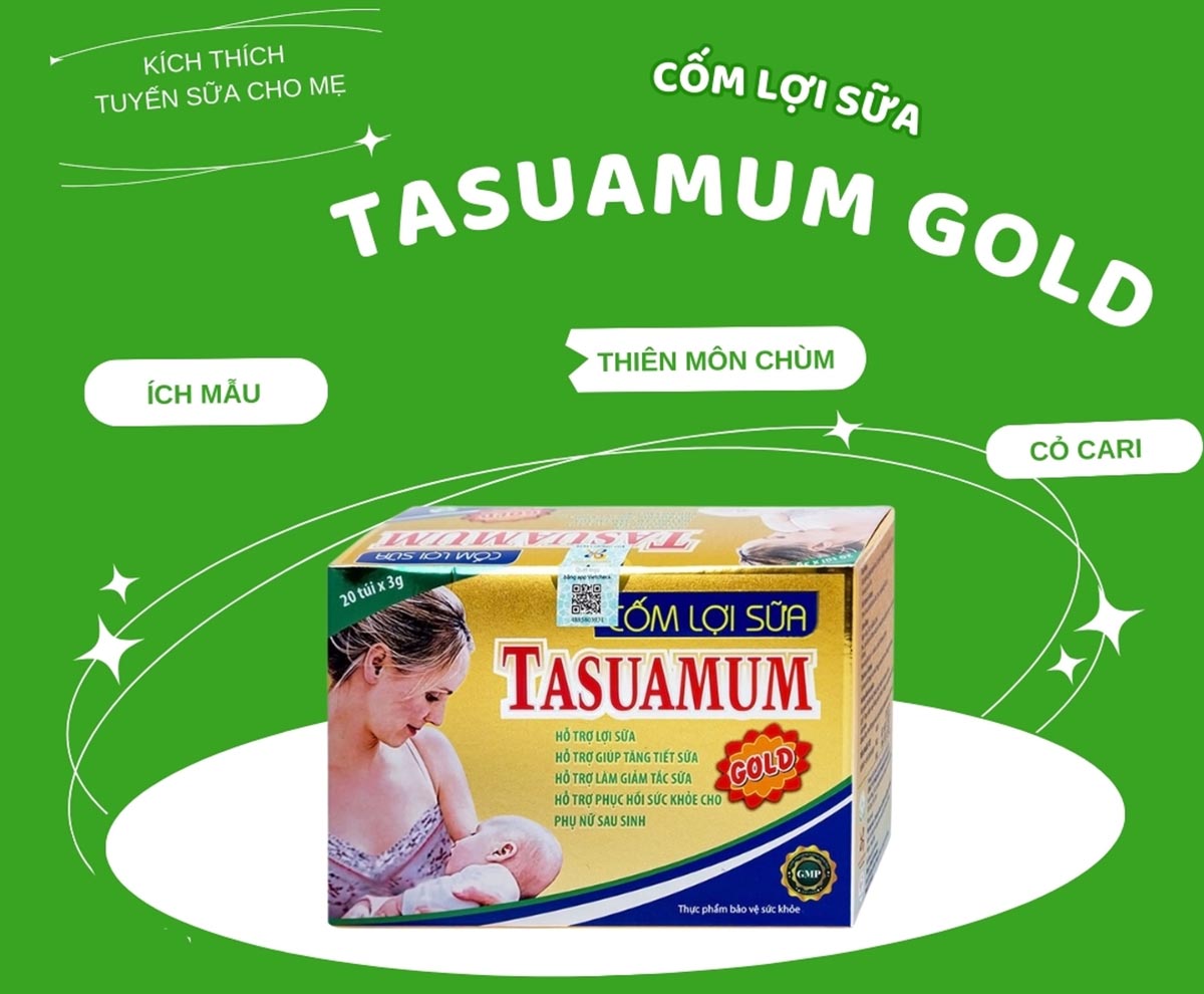 Cốm lợi sữa Tasuamum Gold 11 Cốm lợi sữa Tasuamum Gold