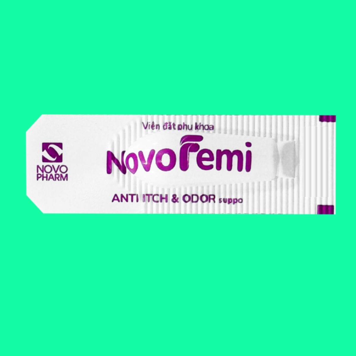 Viên đặt giảm ngứa khử mùi NovoFemi Treat Itch& Odor Suppo (3) Viên đặt giảm ngứa khử mùi NovoFemi Treat Itch& Odor Suppo