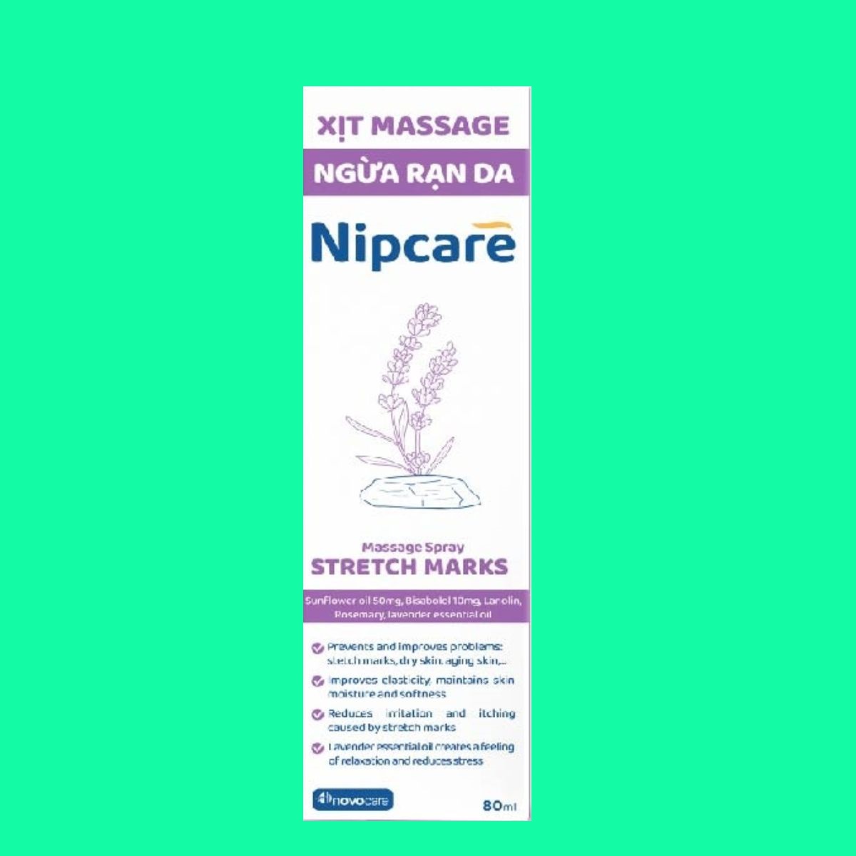 Xịt massage ngừa rạn da Nipcare (2) Xịt massage ngừa rạn da Nipcare