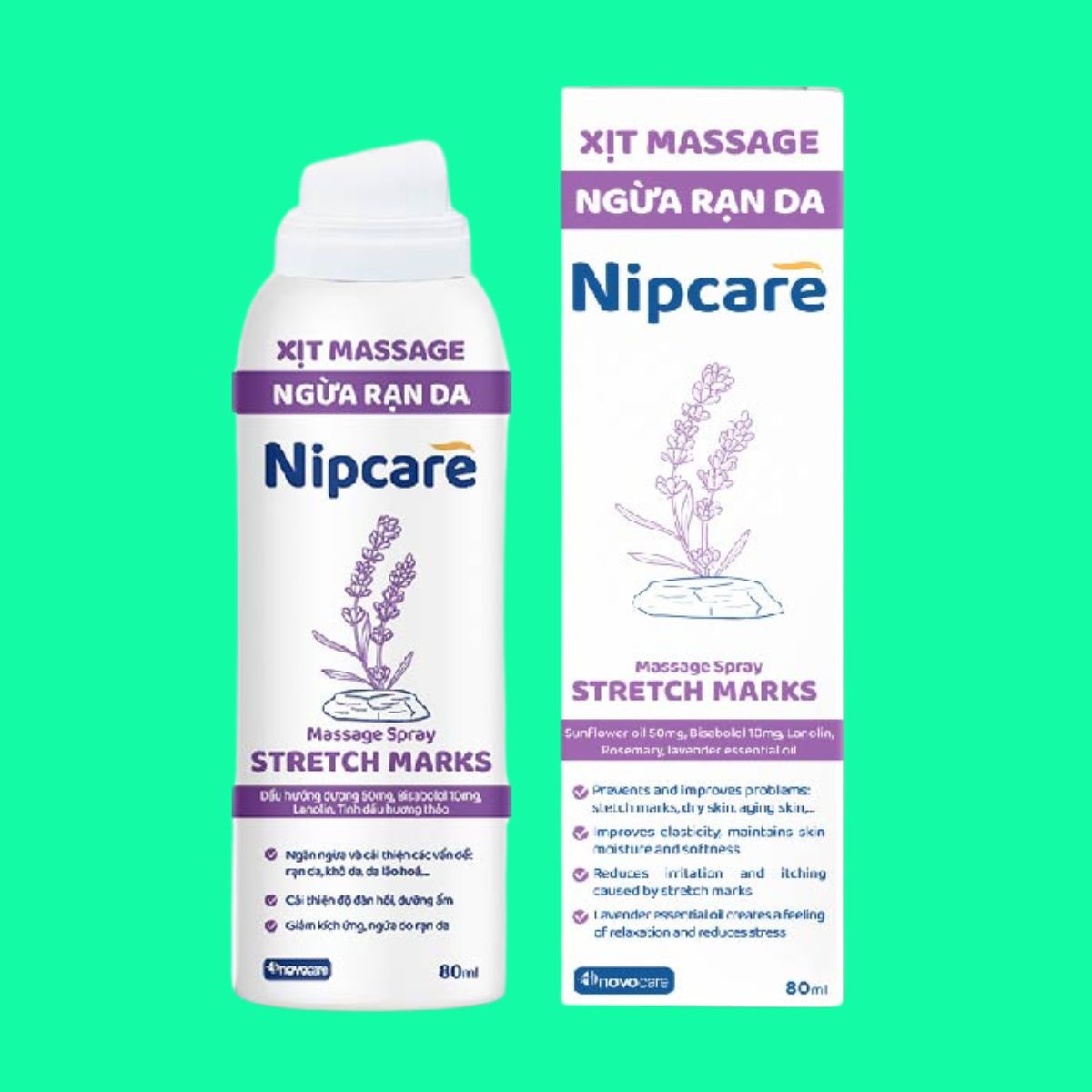 Xịt massage ngừa rạn da Nipcare (3) Xịt massage ngừa rạn da Nipcare