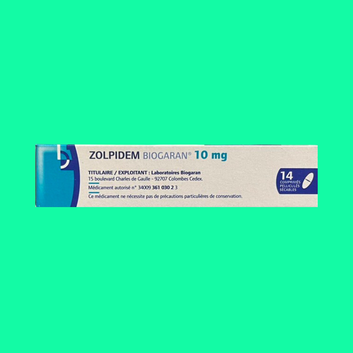 Zolpidem-Biogaran-10mg-8 Zolpidem Biogaran 10mg