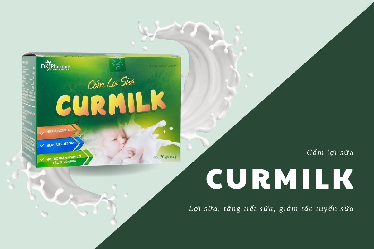 Top 10 sản phẩm cốm lợi sữa cho mẹ sau sinh được tin dùng hiện nay 28 Cốm lợi sữa Curmilk
