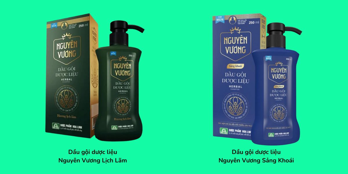 Dầu gội dược liệu Nguyên Vương Lịch Lãm 11 Dầu gội dược liệu Nguyên Vương lịch lãm