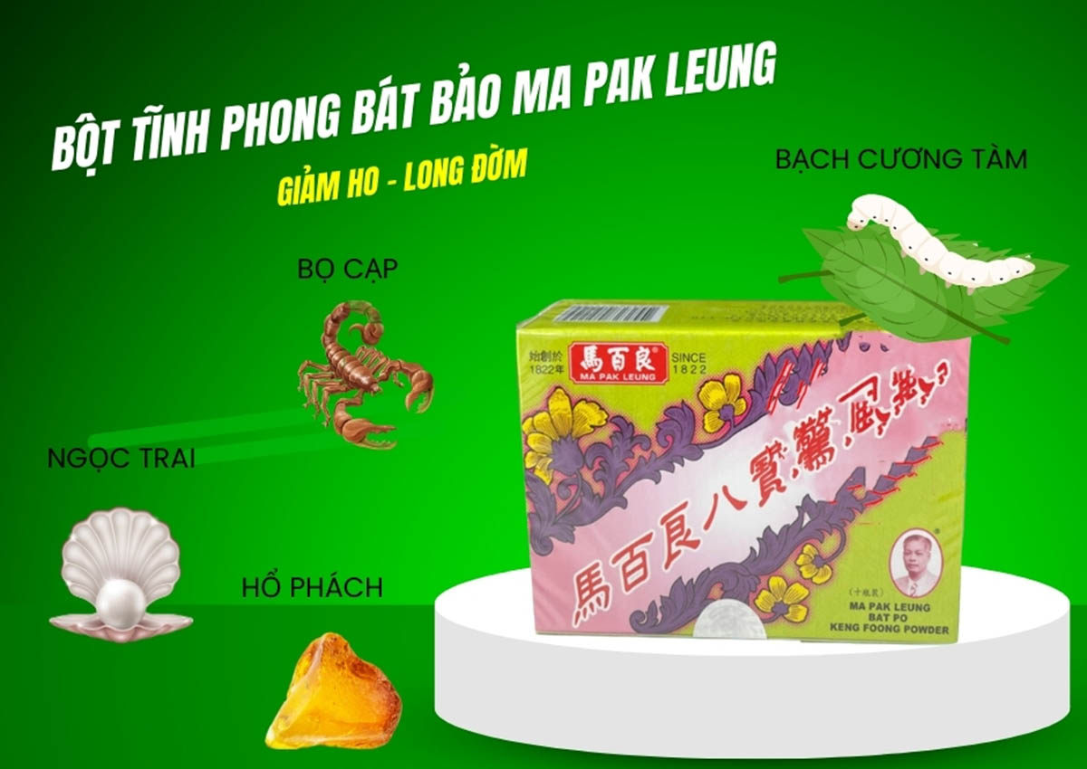 Bột Tĩnh Phong Bát Bảo Ma Pak Leung