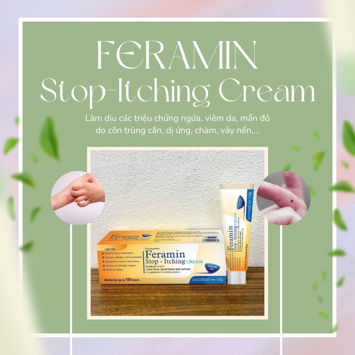 Kem bôi Feramin Stop – Itching CREAM 11 Kem bôi Feramin Stop – Itching CREAM