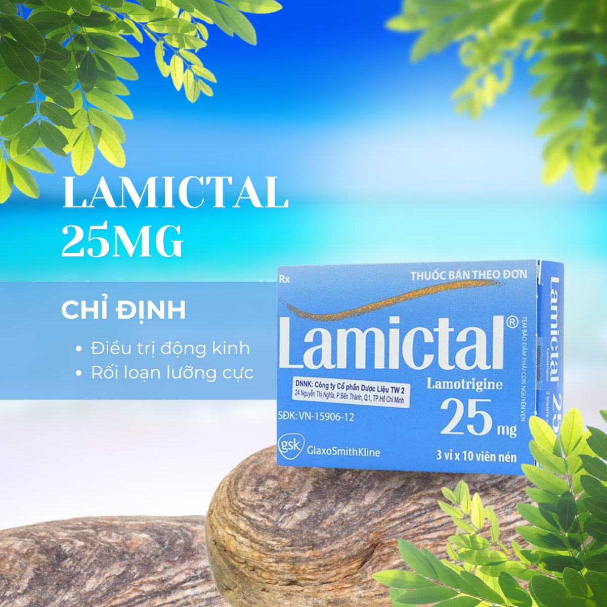 Thuốc Lamictal 25mg