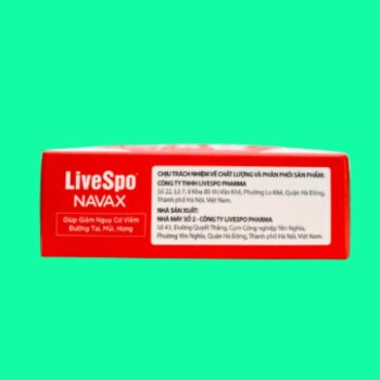 Livespo Navax màu đỏ