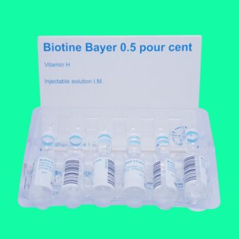 Biotine Bayer 0.5 pour cent