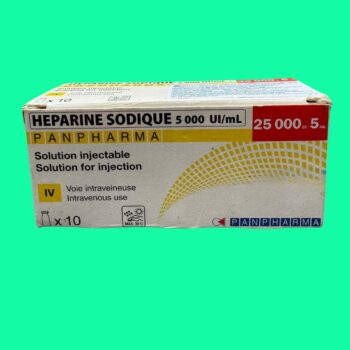 Heparine Sodique 5000 UI/ml Panpharma 2 Heparine Sodique 5000 UI/ml Panpharma