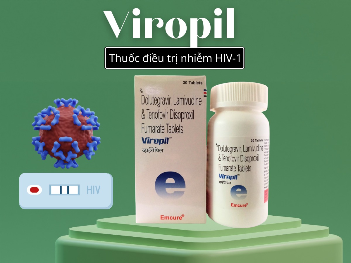 Thuốc Viropil điều trị nhiễm HIV-1