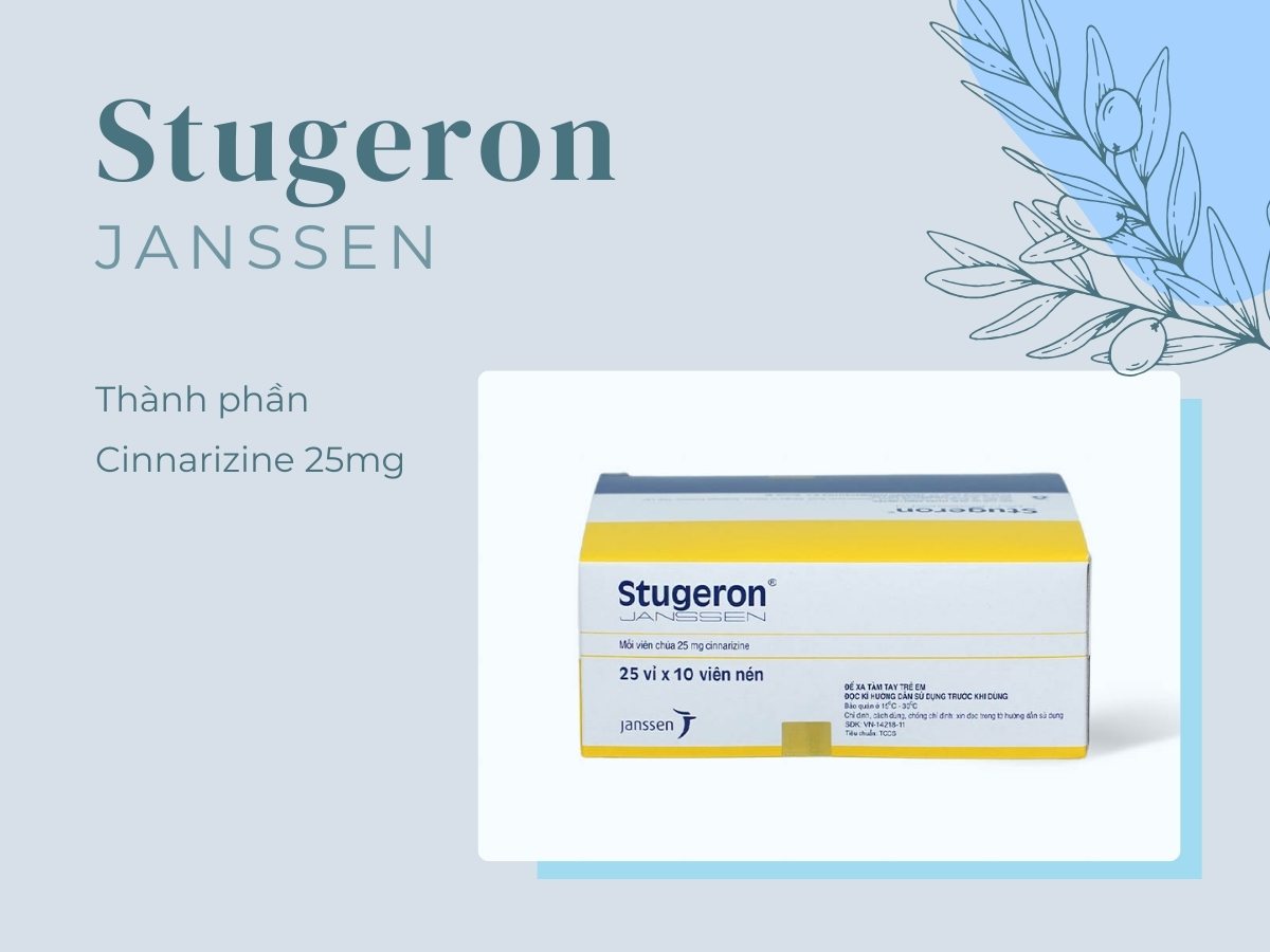 Thuốc say xe nào tốt? Top 5+ thuốc say xe được tin dùng hiện nay 18 Thuốc Stugeron