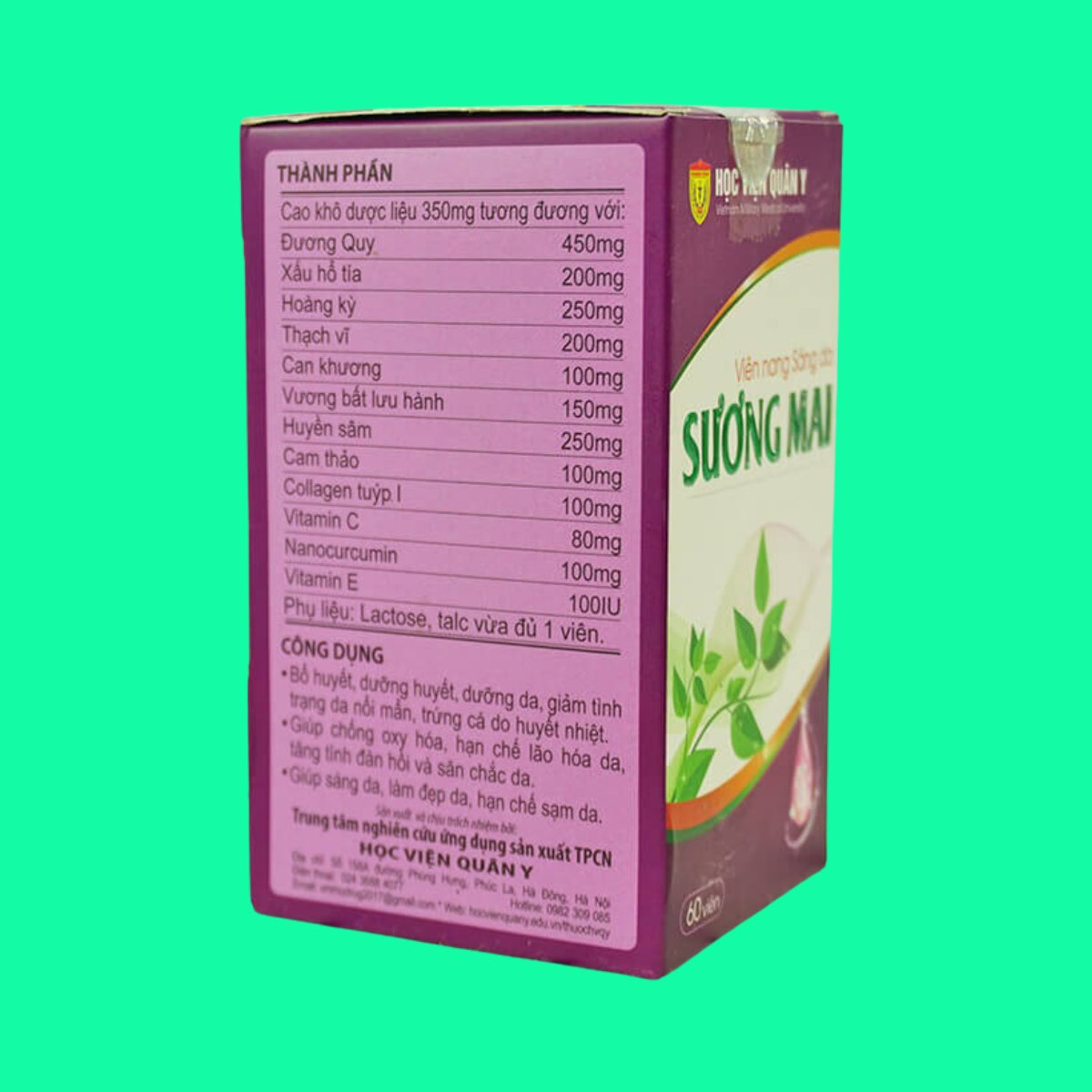 vien-nang-sang-da-suong-mai-hvqy-3 Viên nang Sáng da Sương Mai HVQY
