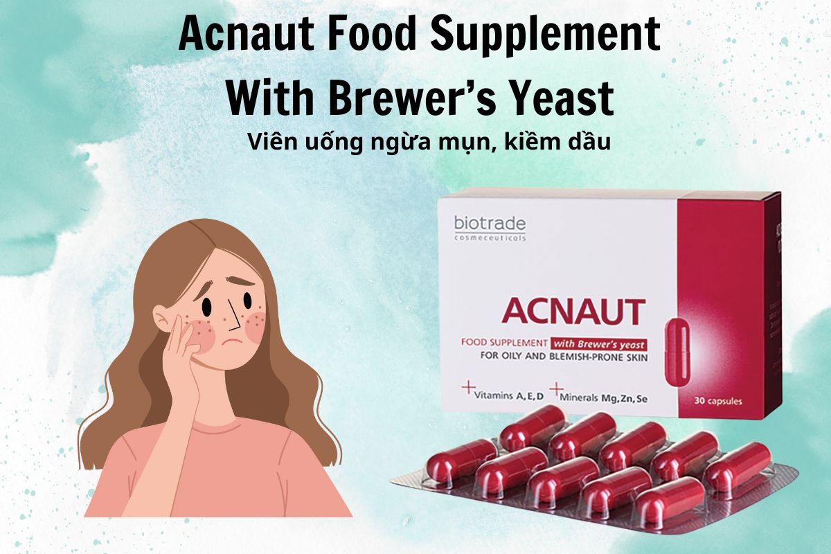 Acnaut Food Supplement With Brewer’s Yeast 14 Acnaut Food Supplement With Brewer’s Yeast có công dụng gì?