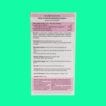 Herbs of Gold Breastfeeding Support