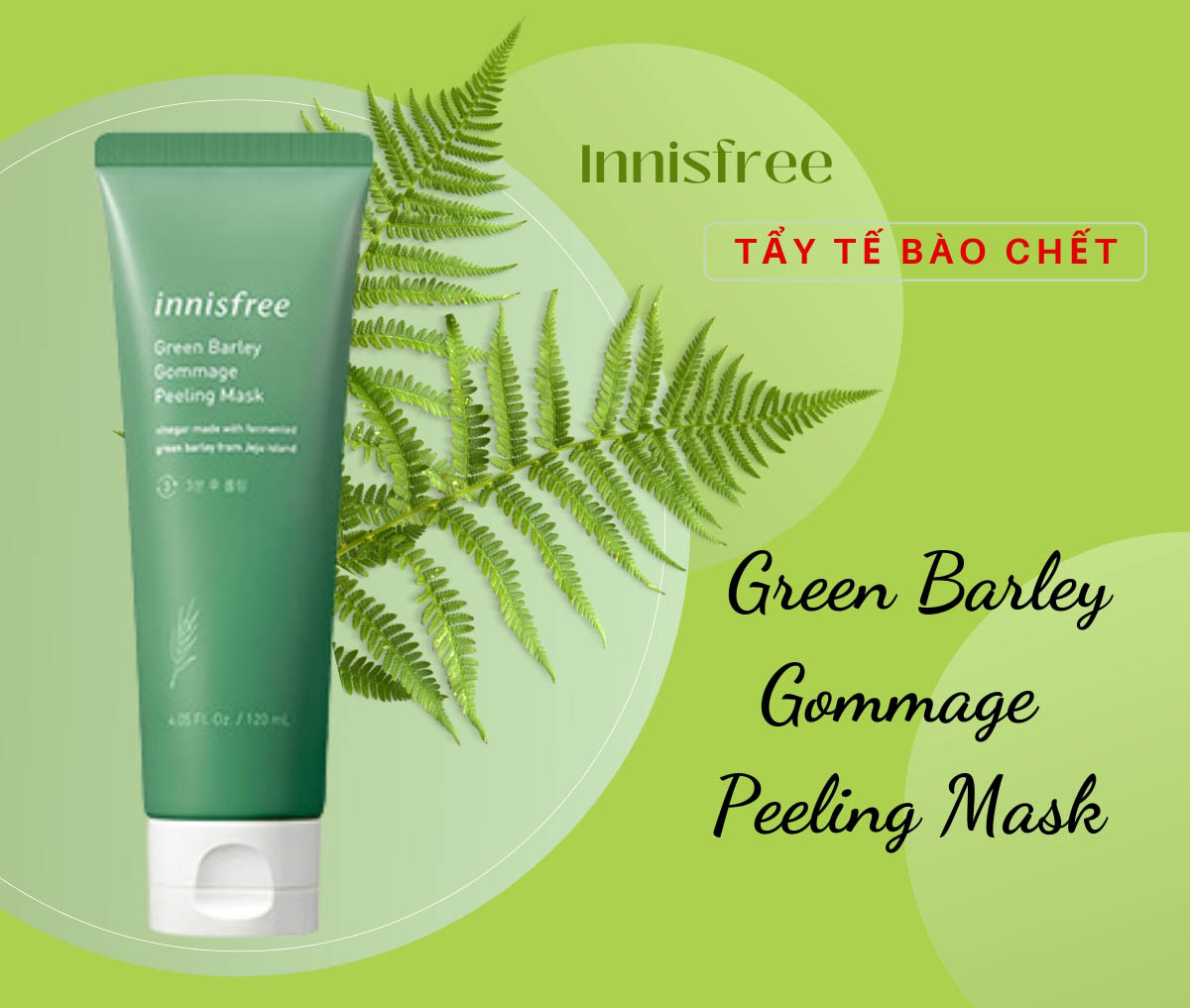 Innisfree Green Barley Gommage Peeling Mask