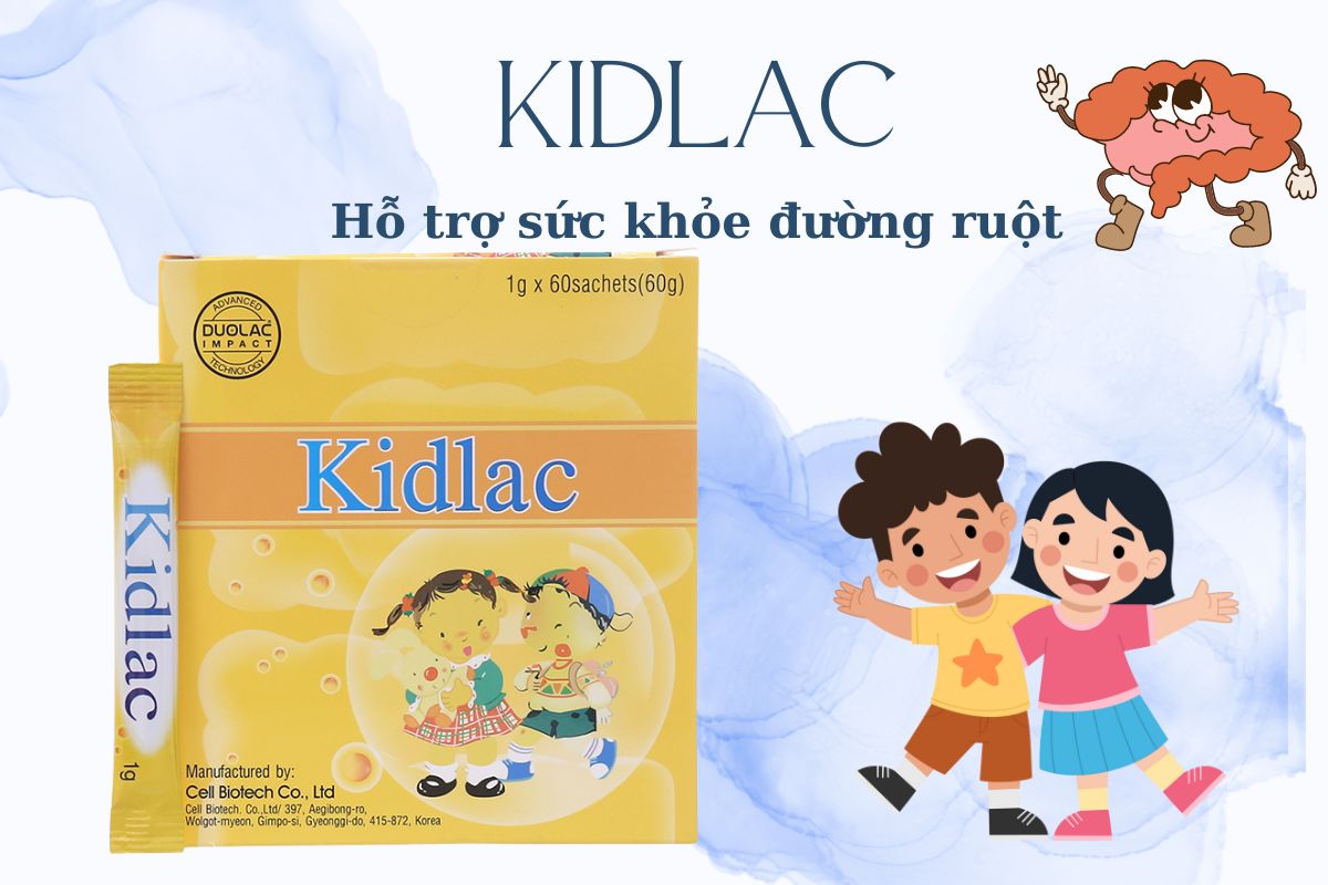 Kidlac 13 Kidlac có tác dụng gì?