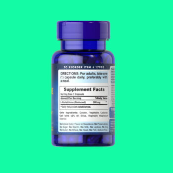 L-Glutathione (Reduced) 500mg Puritan’s Pride