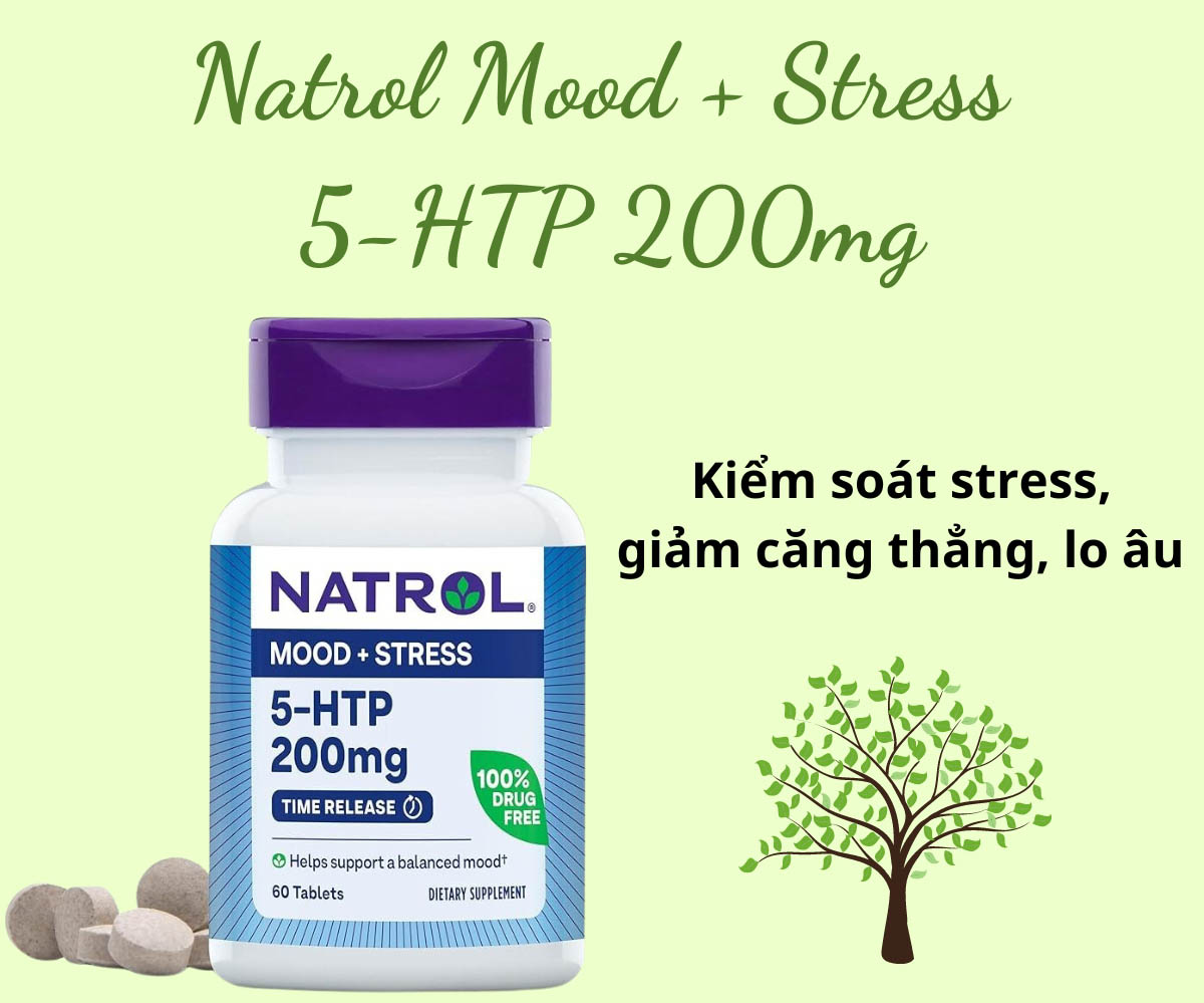Natrol Mood + Stress 5-HTP 200mg