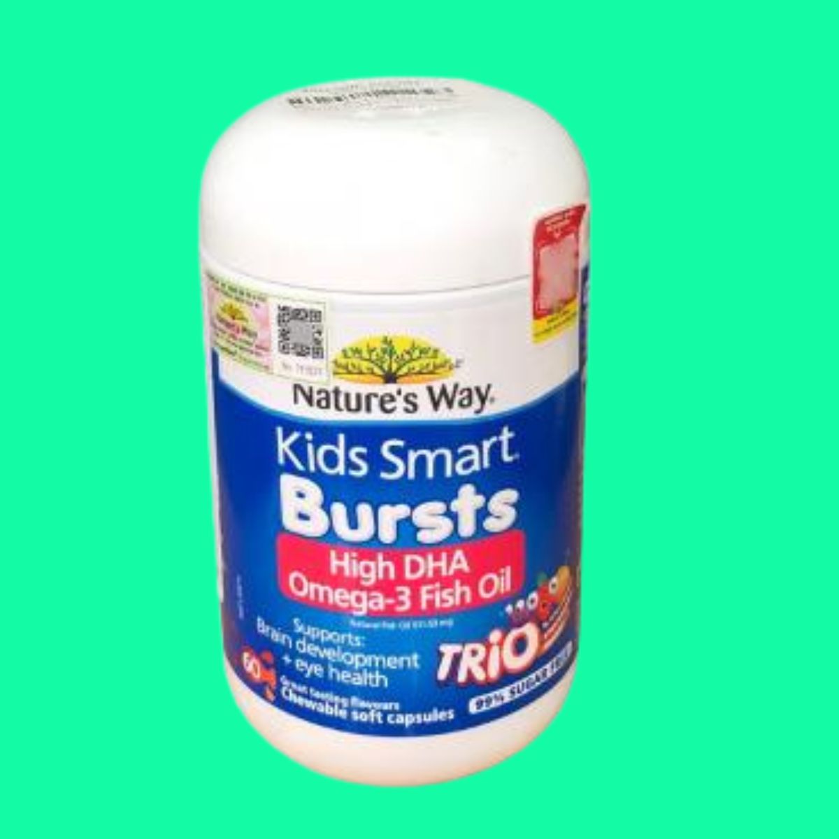Nature’s Way Kids Smart Bursts High DHA Omega-3 Fish Oil (2) Nature’s Way Kids Smart Bursts High DHA Omega-3 Fish Oil