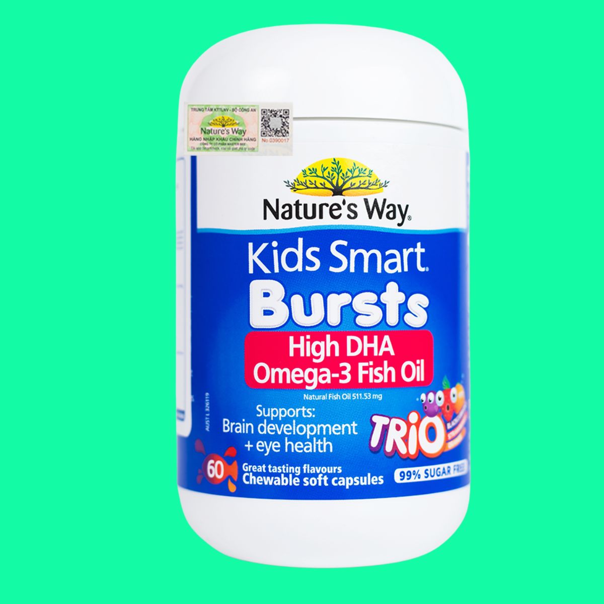 Nature’s Way Kids Smart Bursts High DHA Omega-3 Fish Oil (4) Nature’s Way Kids Smart Bursts High DHA Omega-3 Fish Oil