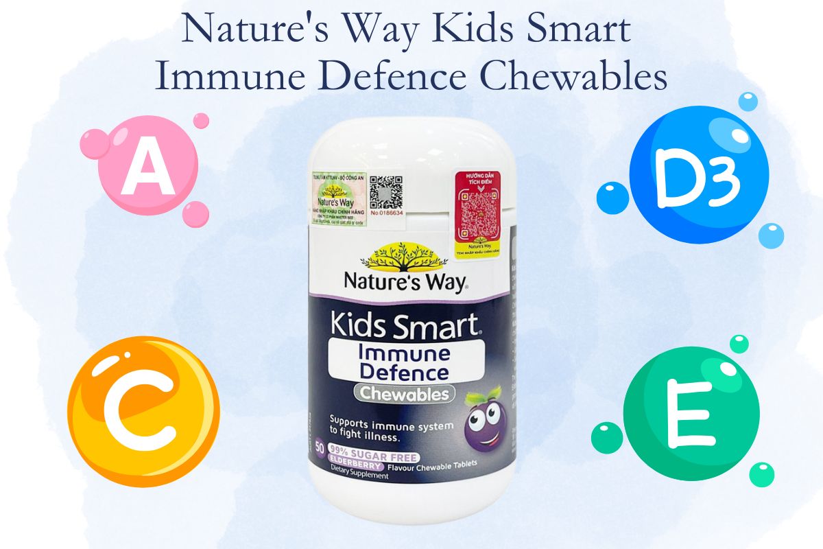 Nature's Way Kids Smart Immune Defence Chewables có công dụng gì?