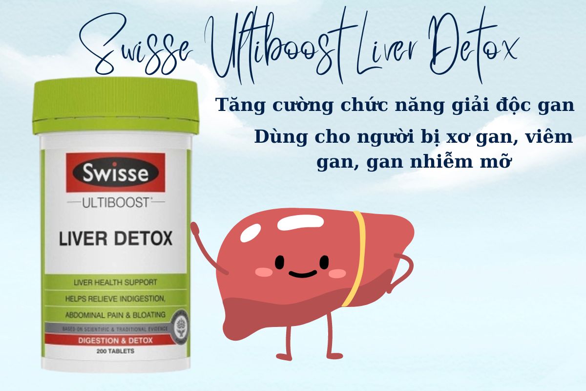 Swisse Ultiboost Liver Detox 9 Swisse Ultiboost Liver Detox có công dụng gì?